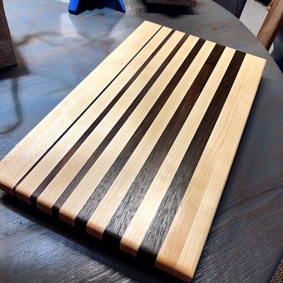 Oblique Cutting Board - Project by James Tillman