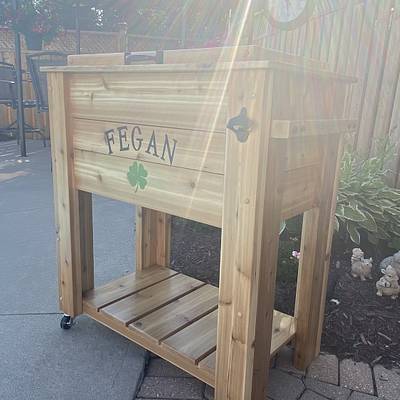 Outdoor Cooler Cart - Project by northernrevivalco