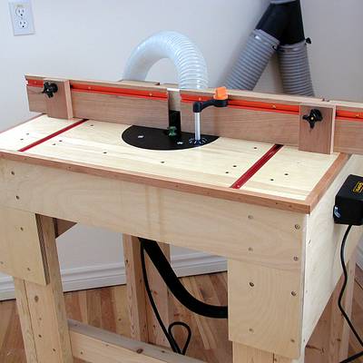 Router Table Plan - Build plan by Norman Pirollo