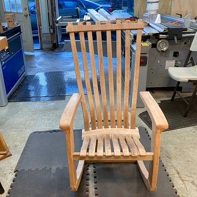 Rocking Chair Prototype - Project by MJCD
