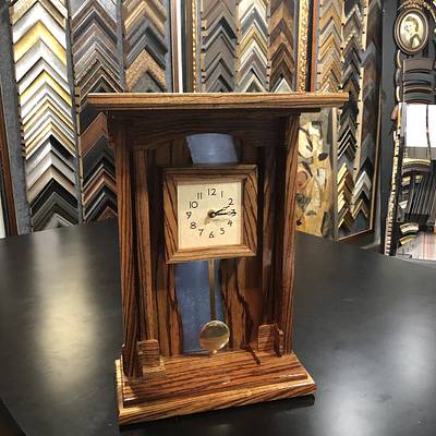 Zebra Wood Mantel Clock - Project by James Tillman