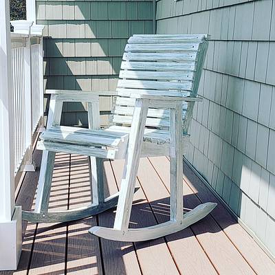Beach Weathered Rocking Chair - Project by omegawrx