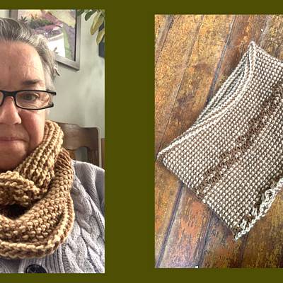 Tunisian Cowl - Project by MsDebbieP