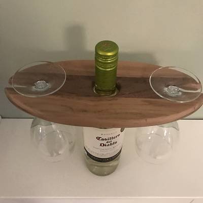 Wine bottle holders - Project by UnionJwooddesign