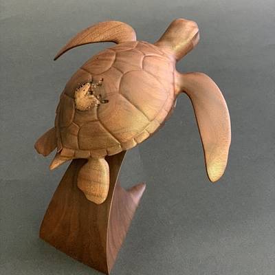 Green sea turtle - Project by Woodsculptor