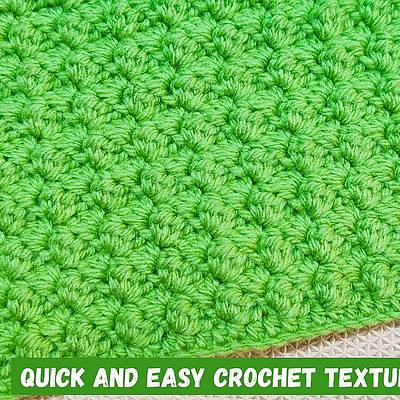 Quick and Easy Crochet Texture Blanket - Project by rajiscrafthobby