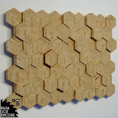 Patterned Plywood 3D - Project by Aurélien