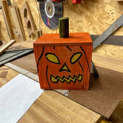Making a Halloween Box with my Granddaughter  - Project by Roger Gaborski