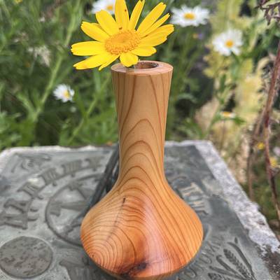 Yew Bud Vase - Project by BowkerMarine