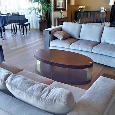 2 Tiered Oval Coffee Table - Project by Bentlyj