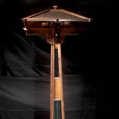 Craftsman Style Floor Lamp With Copper - Project by SplinterGroup
