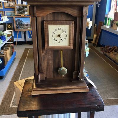 Walnut Mantle Clock - Project by James Tillman