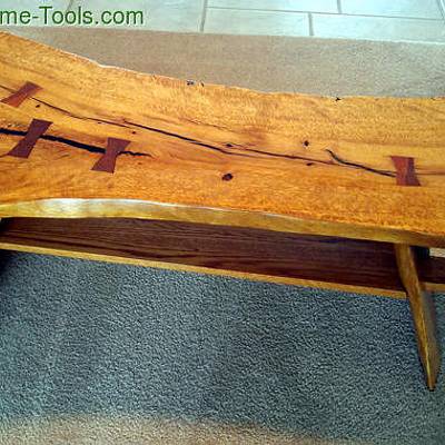 Live Edge River Legged  Coffee Table  - Project by swirt