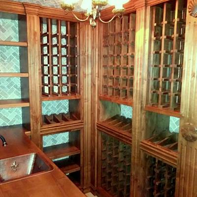 Wine Room Cabinetry  - Project by Bentlyj
