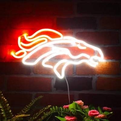 Broncos lighting plaques  - Project by Jackson55