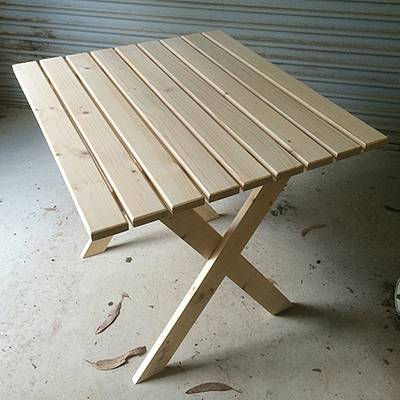 Packing Crate Timber Table - Project by Steve Oz-DIY-Handyman
