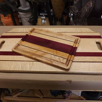 Charcuterie Board with Matching Cutting Board  - Project by mel52