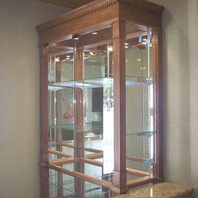 Trophy Case  - Project by Right Angle Woodworks