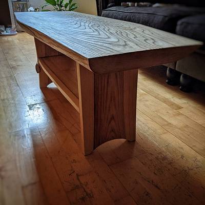 Coffee table ashwood - Project by René Pittner