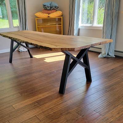 Spalted sugar maple table - Project by NelmarkCustoms