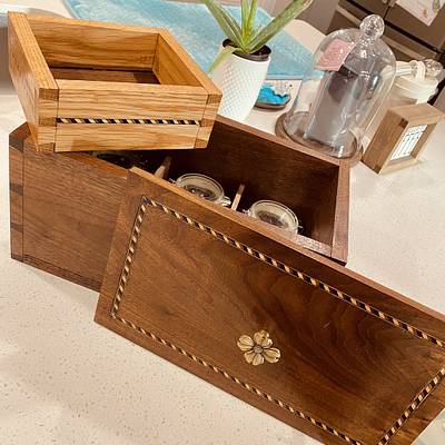 Dovetailed tea caddy - Project by MattL