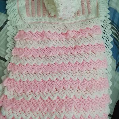 frills blanket - Project by mobilecrafts