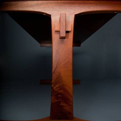 Mahogany Trestle Table - Project by LAddington