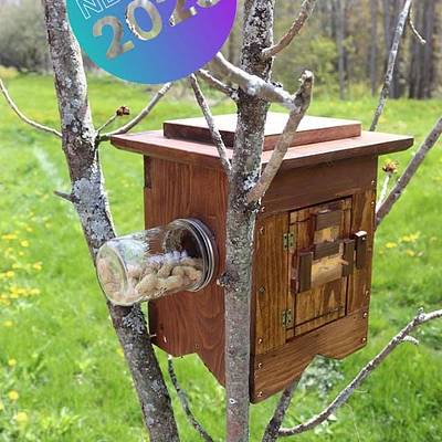 Knobby Nuts Squirrel Feeder Puzzle - Build plan by Kel Snake