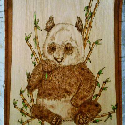 Panda with Bamboo - Project by CharleeAnn