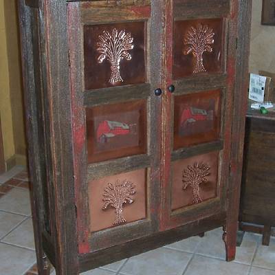Barnwood Pie Safe - Project by Boone's Woodshed
