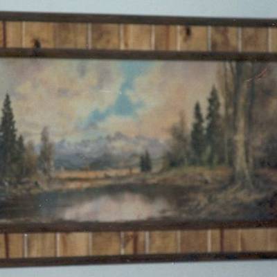 Rusitic Scenery Picture Frame - Project by Kelly