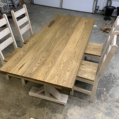 Sassafras Dining Table - Project by Coal River Workshop