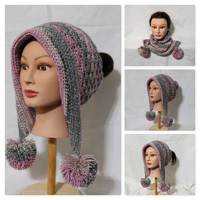 Frozen Snow Hat 3 Convertible - Project by Donelda's Creations
