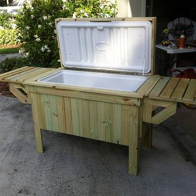 Pool side cooler - Project by Angelo