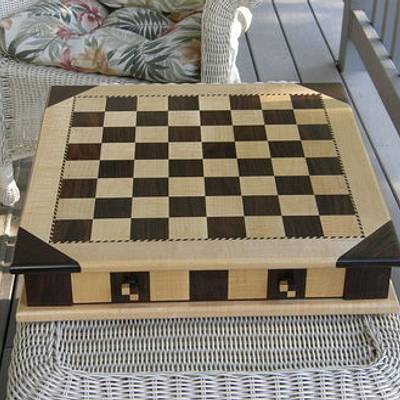 Chess Board and Pieces - Project by MontanaBob