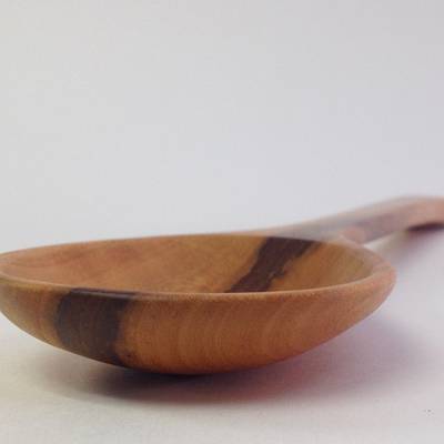 Wild Cherry Cooking Spoon - Project by Justsimplywood 