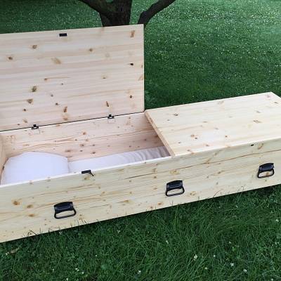 Simple Pine Casket - Project by Michael Ray