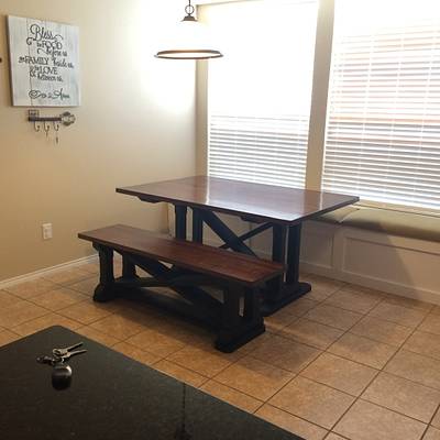 Table Bench & Built in (lots of pics) - Project by TonyCan