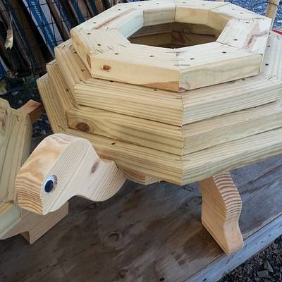 turtle planter - Project by allen newman