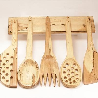 Carved Kitchen Utensils - Project by BarbS
