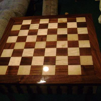 Chess Board Table - Project by David Roberts