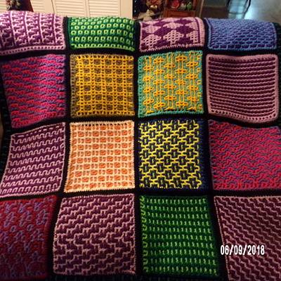 Interlocking Crochet - Project by Charlotte Huffman