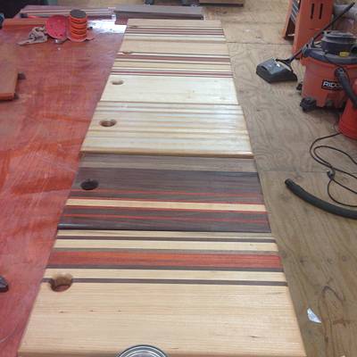 Edge grain Cutting boards - Project by Jeff