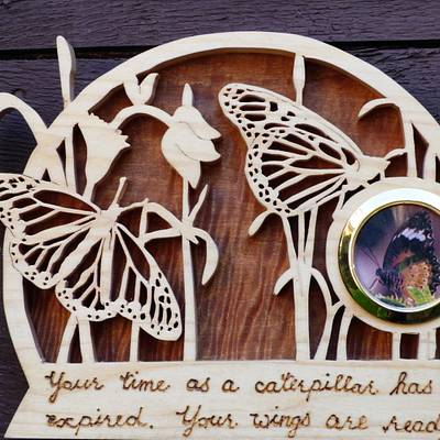 Butterfly Plaque - Project by Celticscroller