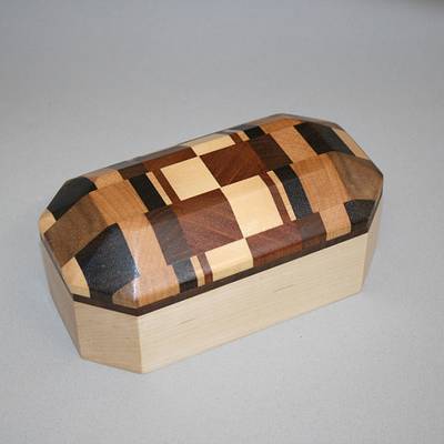 Multi-wood Octagon Box - Project by Roger Gaborski