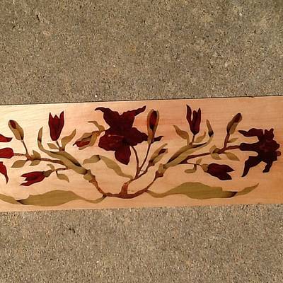 Learning marquetry - Project by Boris