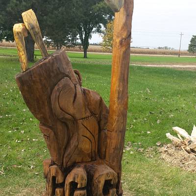 golf coarse on site - Project by Carvings by Levi