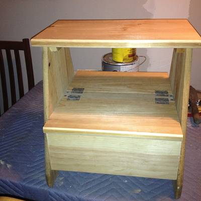 Step Stool With Storage - Project by David A Sylvester  