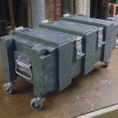 Rolling 'Ammo Box' Storage Unit - Project by retired_guru_tech