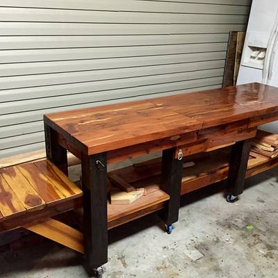 Work Bench - Project by Chris & Sandy Charpentier